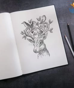 Ascetic Artistic Sketch Book