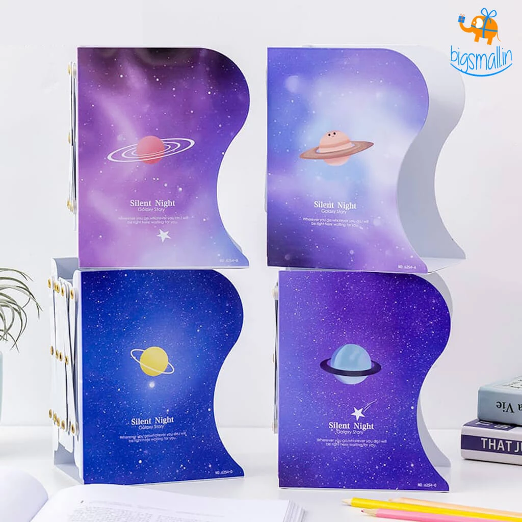 Artnery All Of It Galaxy Expandable Bookend