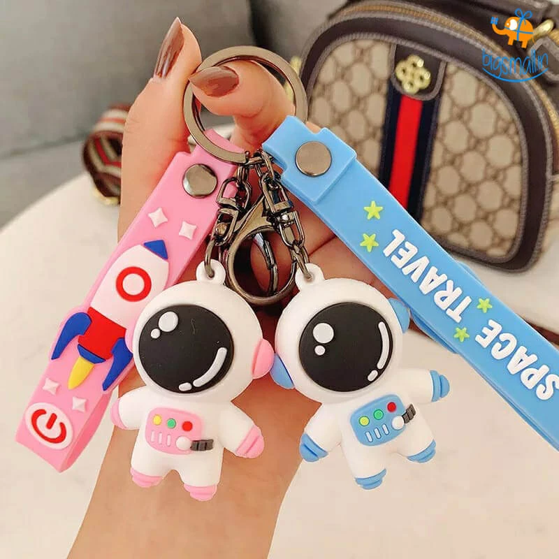 Big Daddy 3D Cute Astronaut Keychain All Of It