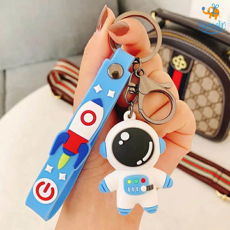 Big Daddy 3D Cute Astronaut Keychain All Of It