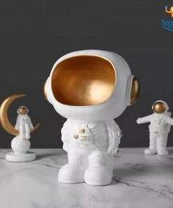 Coral Tree Astronaut Storage Decorative Figurine Father's Day