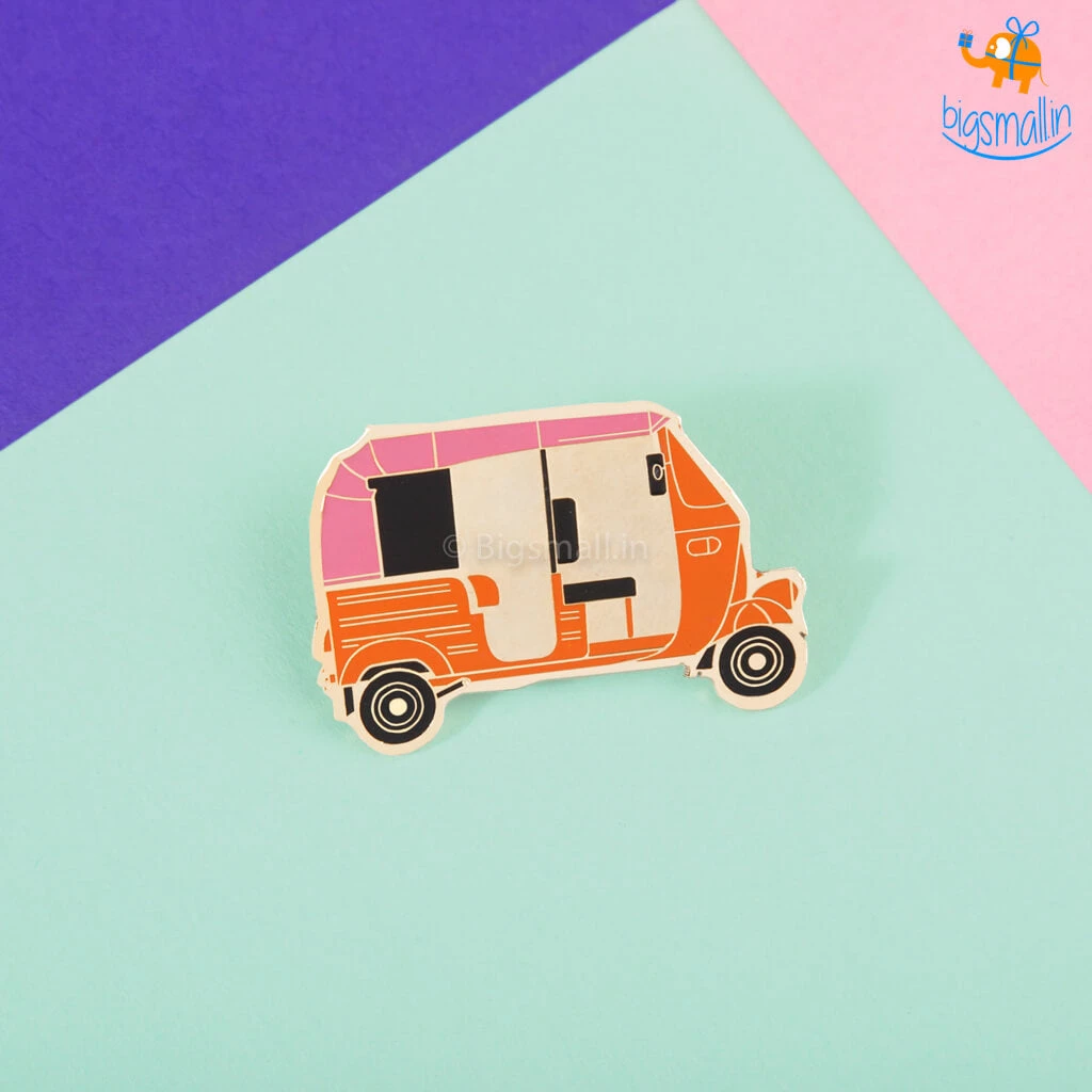 Bigsmall_piu Rickshaw Lapel Pin