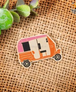 Bigsmall_piu Rickshaw Lapel Pin