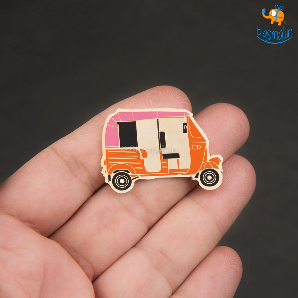 Bigsmall_piu Rickshaw Lapel Pin