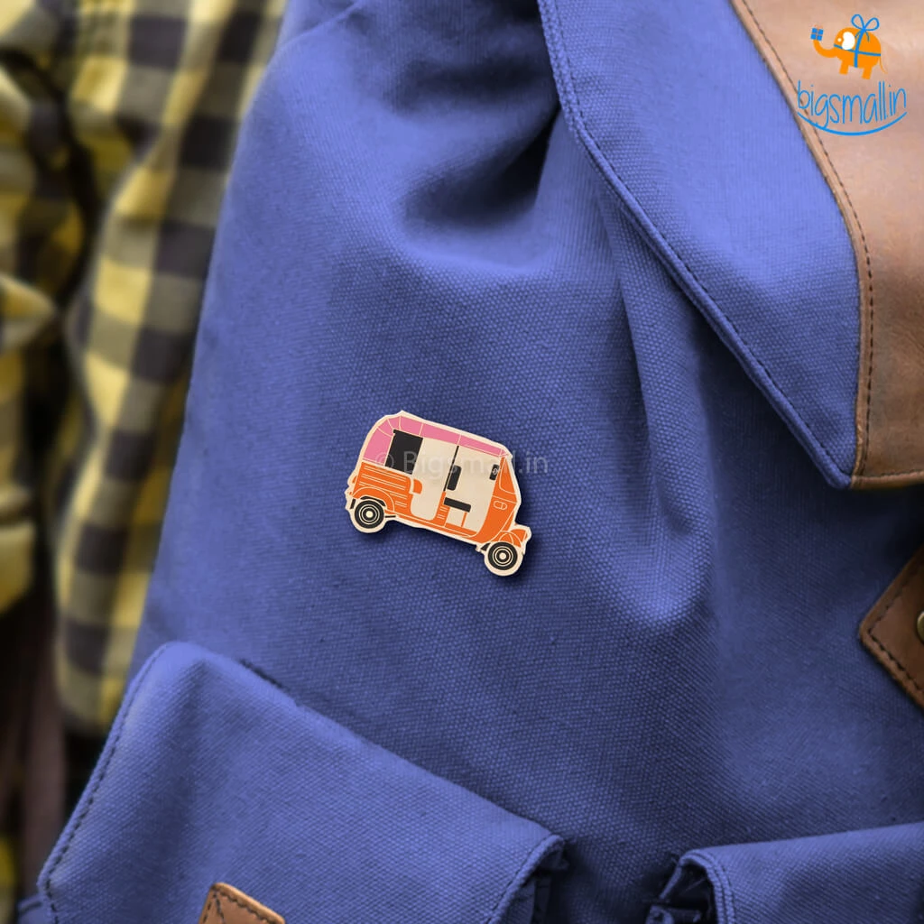 Bigsmall_piu Rickshaw Lapel Pin