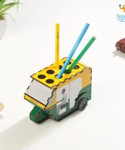 Ascetic Auto Rickshaw Pen Stand Father's Day