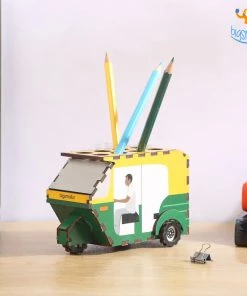 Ascetic Auto Rickshaw Pen Stand Father's Day