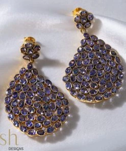 Ash Designs Azura Tanzanite Earrings
