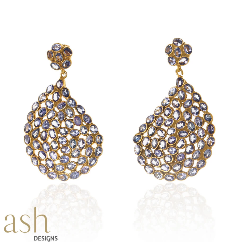 Ash Designs Azura Tanzanite Earrings