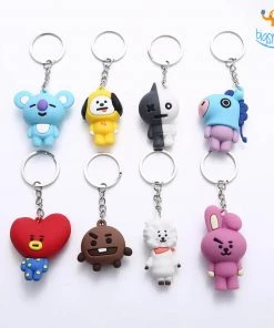 Bigsmall_hmk 3D BTS BT21 Keychain All Of It