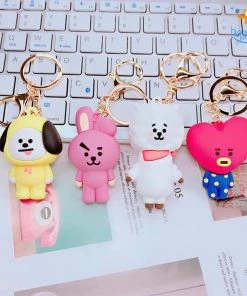 Bigsmall_hmk 3D BTS BT21 Keychain All Of It
