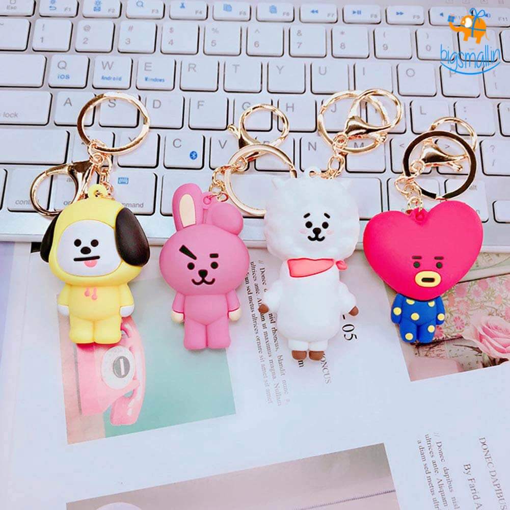 Bigsmall_hmk 3D BTS BT21 Keychain All Of It