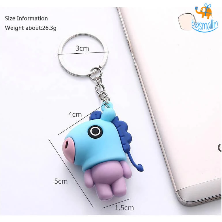 Bigsmall_hmk 3D BTS BT21 Keychain All Of It
