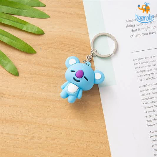 Bigsmall_hmk 3D BTS BT21 Keychain All Of It