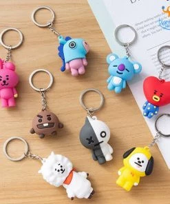 Bigsmall_hmk 3D BTS BT21 Keychain All Of It