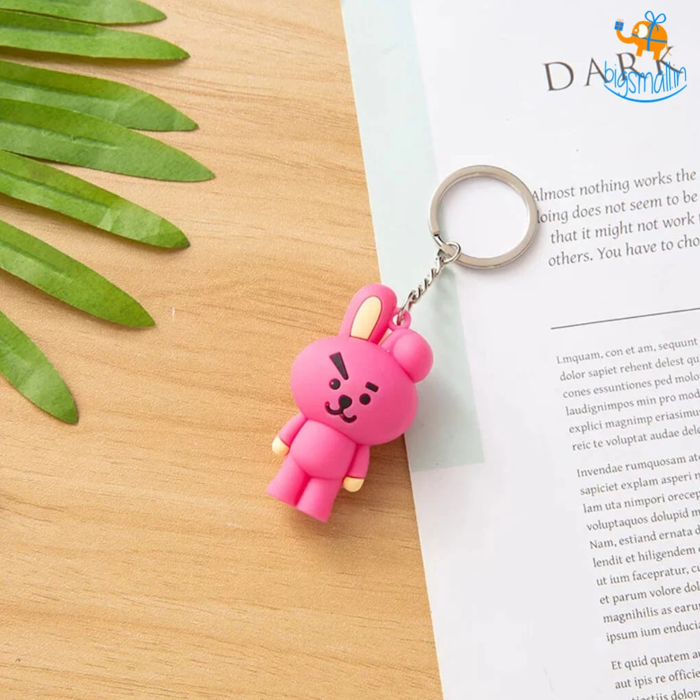 Bigsmall_hmk 3D BTS BT21 Keychain All Of It