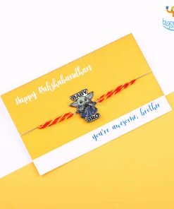 Bigsmall_piu Baby Bro Yoda Rakhi All Of It
