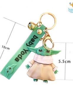 Bigsmall_hmk Best Sellers 3D Baby Yoda Keychain
