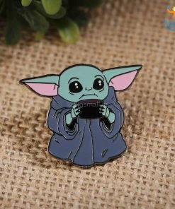 Bigsmall_piu All Of It Baby Yoda Lapel Pin