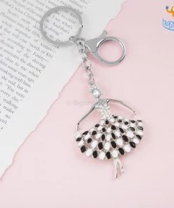 Bigsmall_hmk Ballerina Metallic Keychain