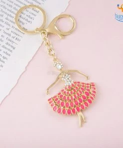 Bigsmall_hmk Ballerina Metallic Keychain