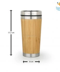 VinnyC Eco-Friendly Bamboo Flask Father's Day