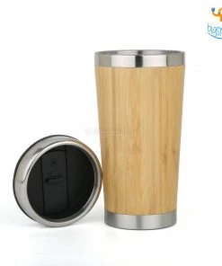 VinnyC Eco-Friendly Bamboo Flask Father's Day