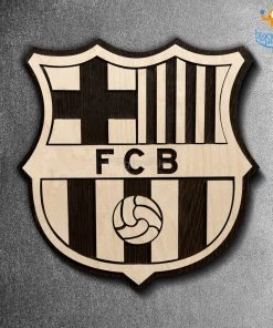 Bigsmall_cc Barcelona Engraved Wooden Crest