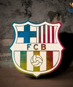 Bigsmall_cc Barcelona Engraved Wooden Crest