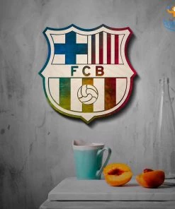Bigsmall_cc Barcelona Engraved Wooden Crest