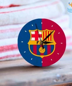 Bigsmall_cc FCB Wooden Table Clock All Of It