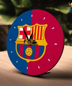 Bigsmall_cc FCB Wooden Table Clock All Of It