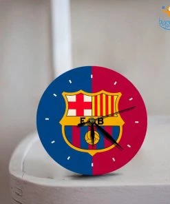 Bigsmall_cc FCB Wooden Table Clock All Of It