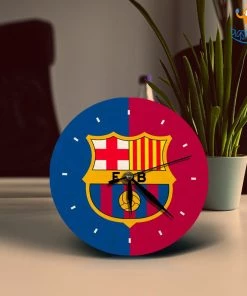Bigsmall_cc FCB Wooden Table Clock All Of It