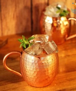 Devnow Father's Day Barrel-Shaped Copper Mugs - Set Of 2