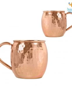 Devnow Father's Day Barrel-Shaped Copper Mugs - Set Of 2