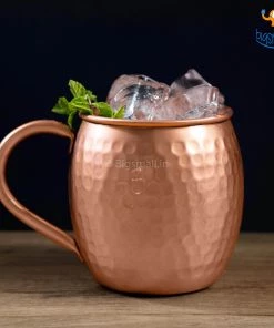 Devnow Father's Day Barrel-Shaped Copper Mugs - Set Of 2