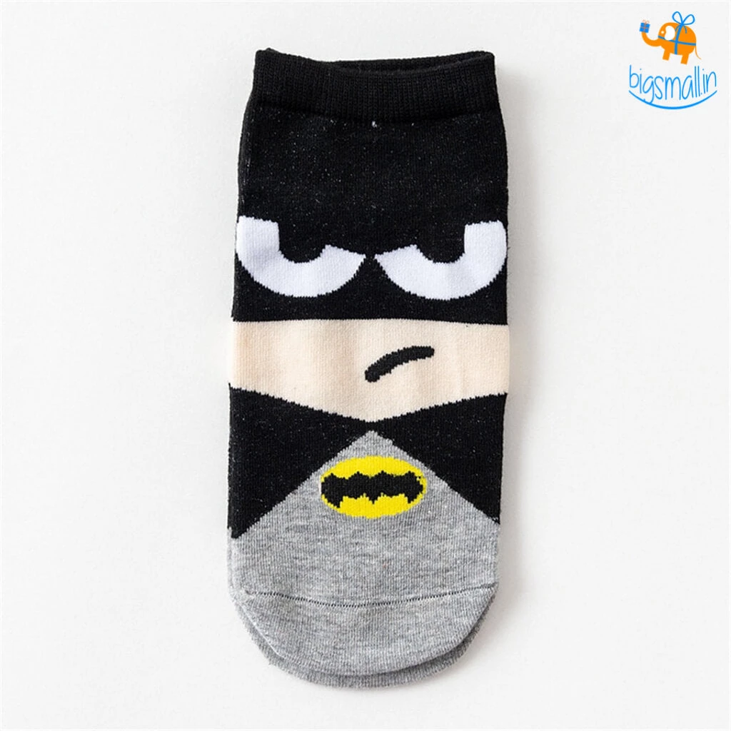 VinnyC Best Sellers Cartoon Superhero Socks - Set Of 5