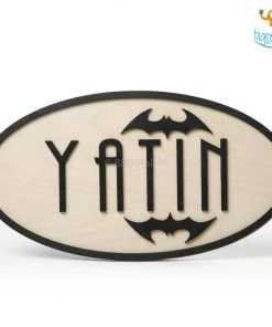 Chitra Chaya Personalized Batman Themed Nameplate | COD Not Available