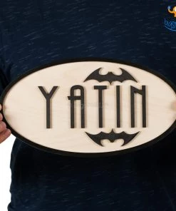 Chitra Chaya Personalized Batman Themed Nameplate | COD Not Available
