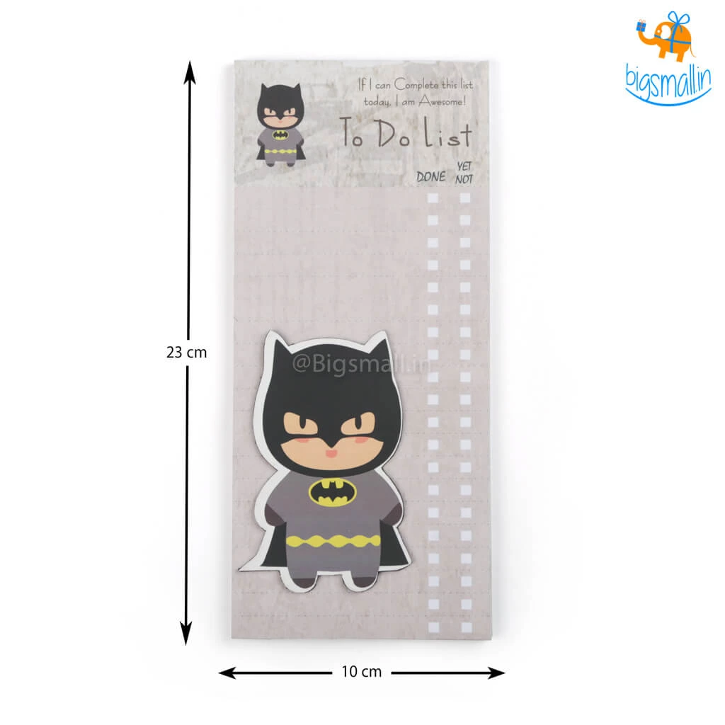 Ascetic Father's Day Batman To-Do-List With Magnet