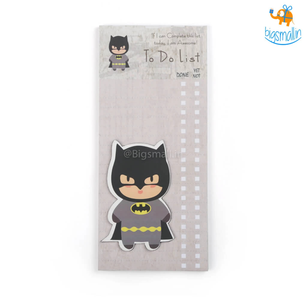 Ascetic Father's Day Batman To-Do-List With Magnet