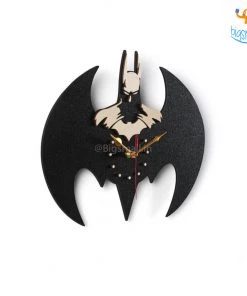 Bigsmall_cc Batman Wooden Wall Clock