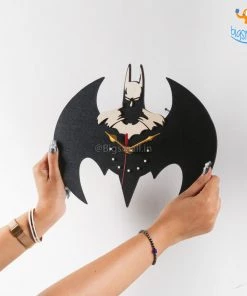Bigsmall_cc Batman Wooden Wall Clock