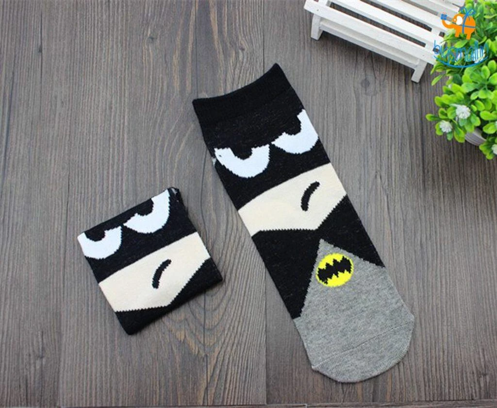 VinnyC Batman Cartoon Socks
