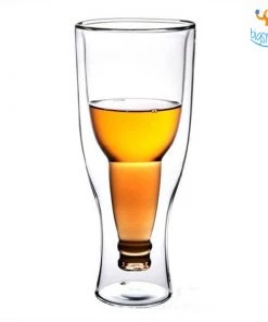 Bigsmall_hmk Beer Bottle Inverted Glass