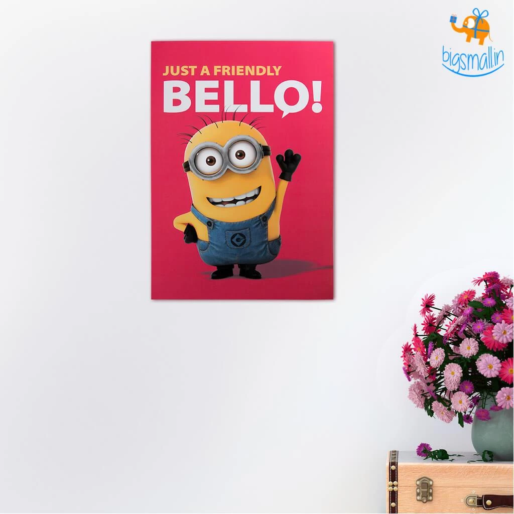 InkFlap Official Minions Poster With Snowing Effect