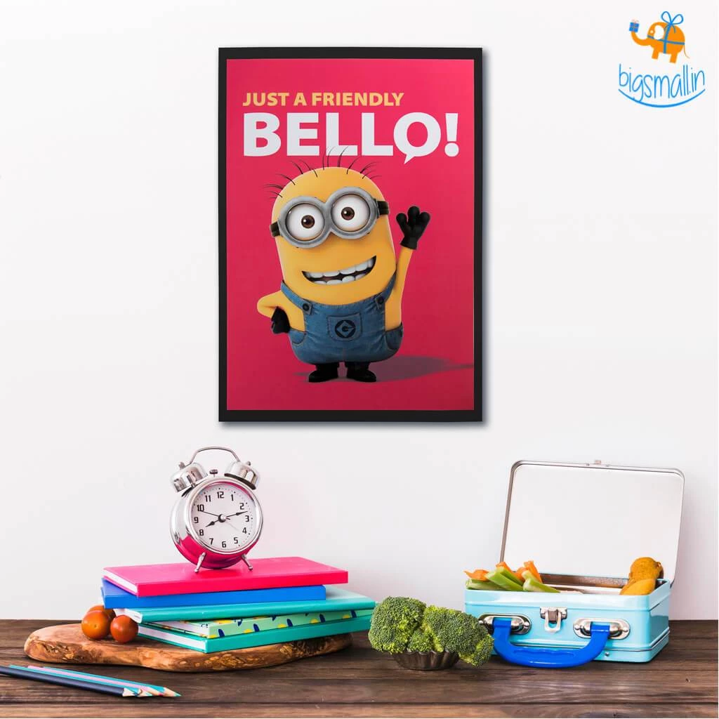 InkFlap Official Minions Poster With Snowing Effect