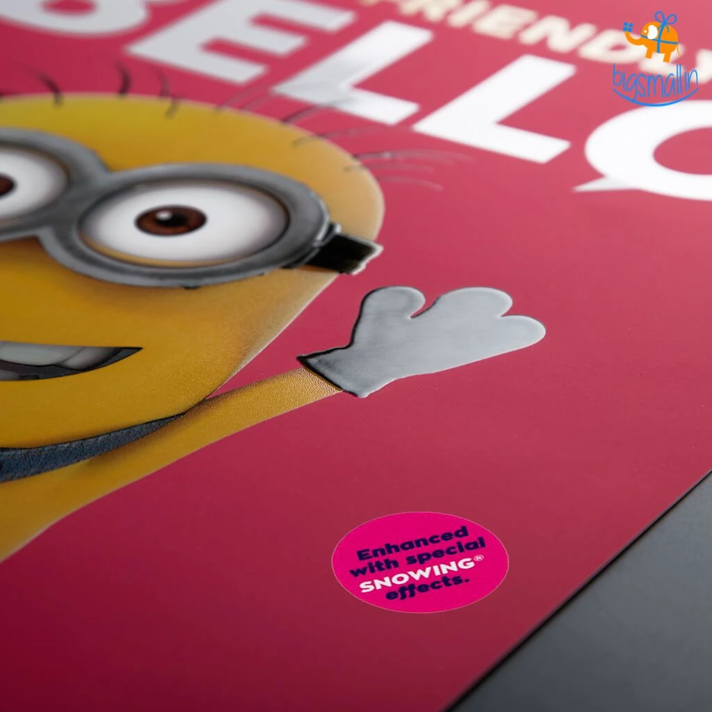 InkFlap Official Minions Poster With Snowing Effect