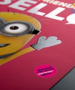 InkFlap Official Minions Poster With Snowing Effect